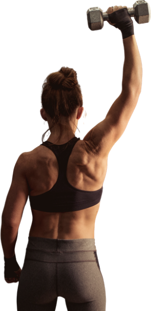 Overhead dumbbell press